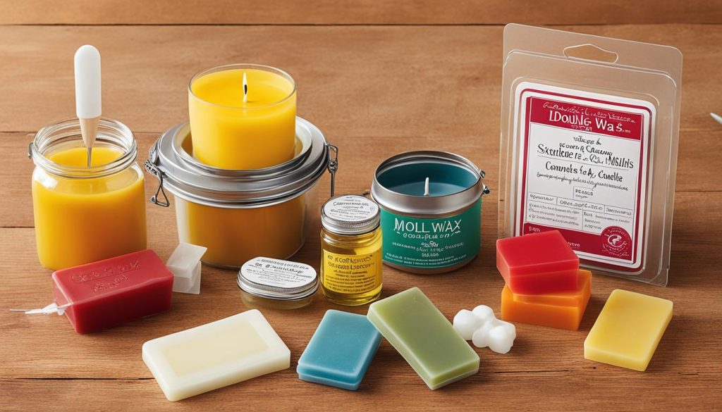 DIY wax melts from candles