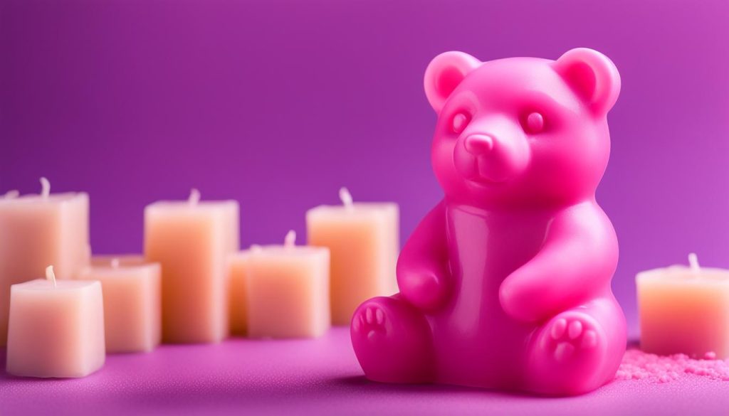 Happy Wax bear-shaped melts