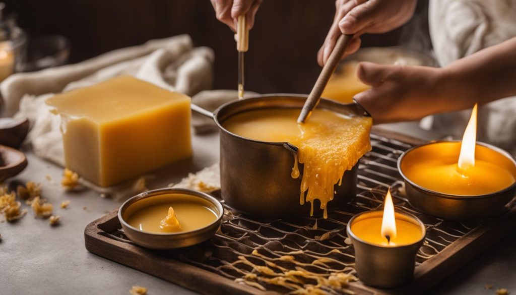 beeswax melting temperature