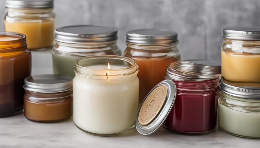 soy candle containers