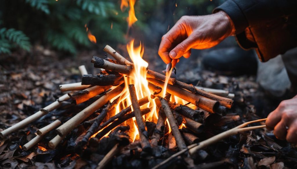 use old wax melts as a fire starter